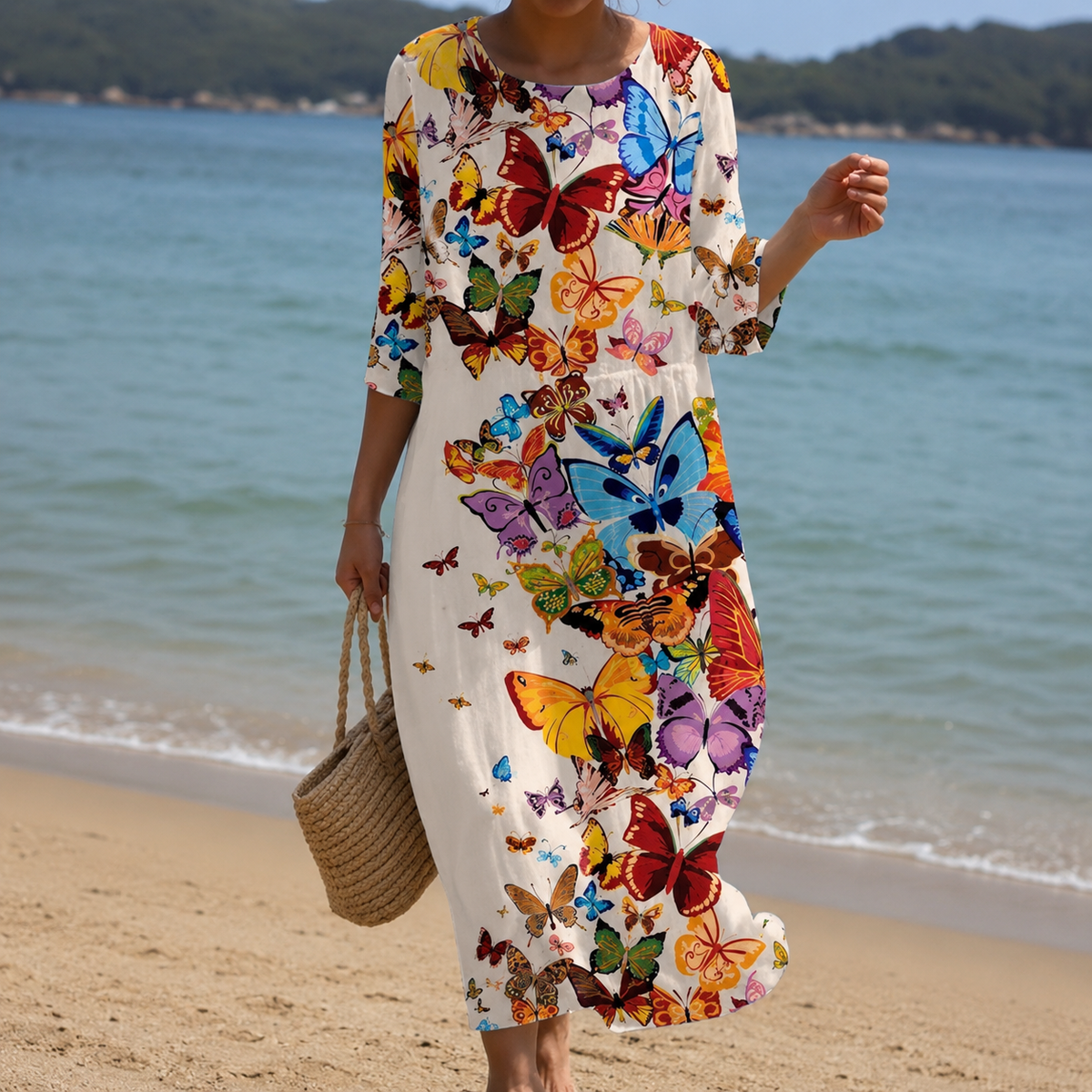 Miranda – Elegant Floral Dress with Loose Fit for Women