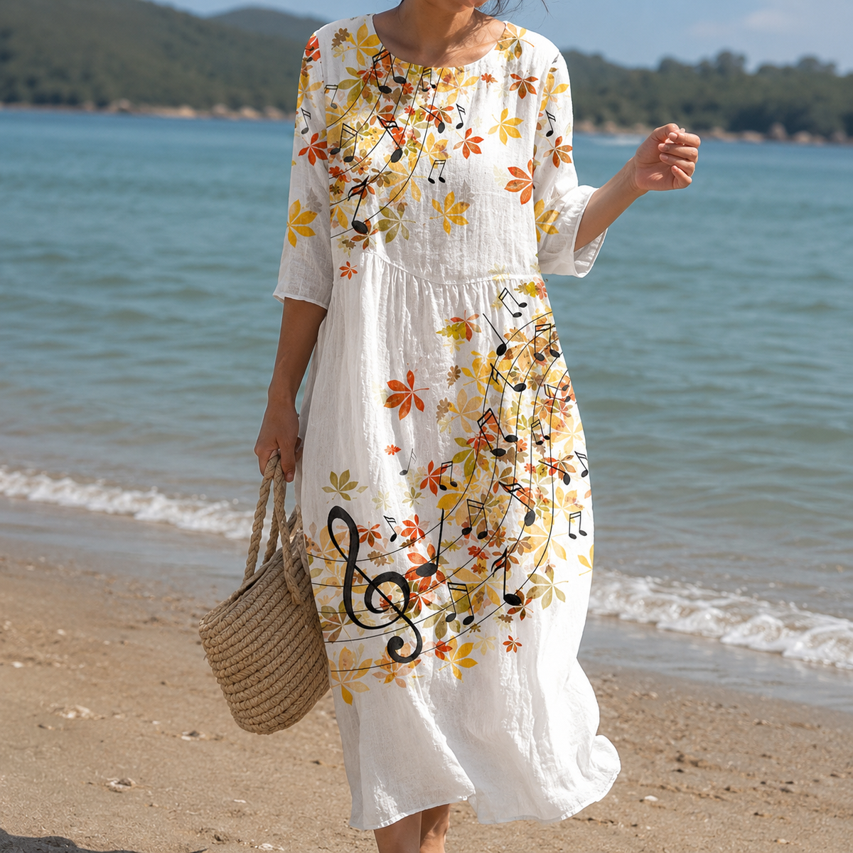 Miranda – Elegant Floral Dress with Loose Fit for Women
