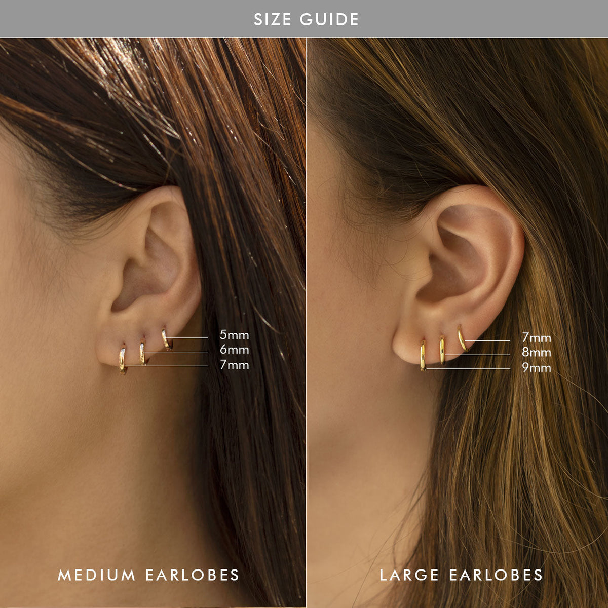 Queenie - Huggie Earrings