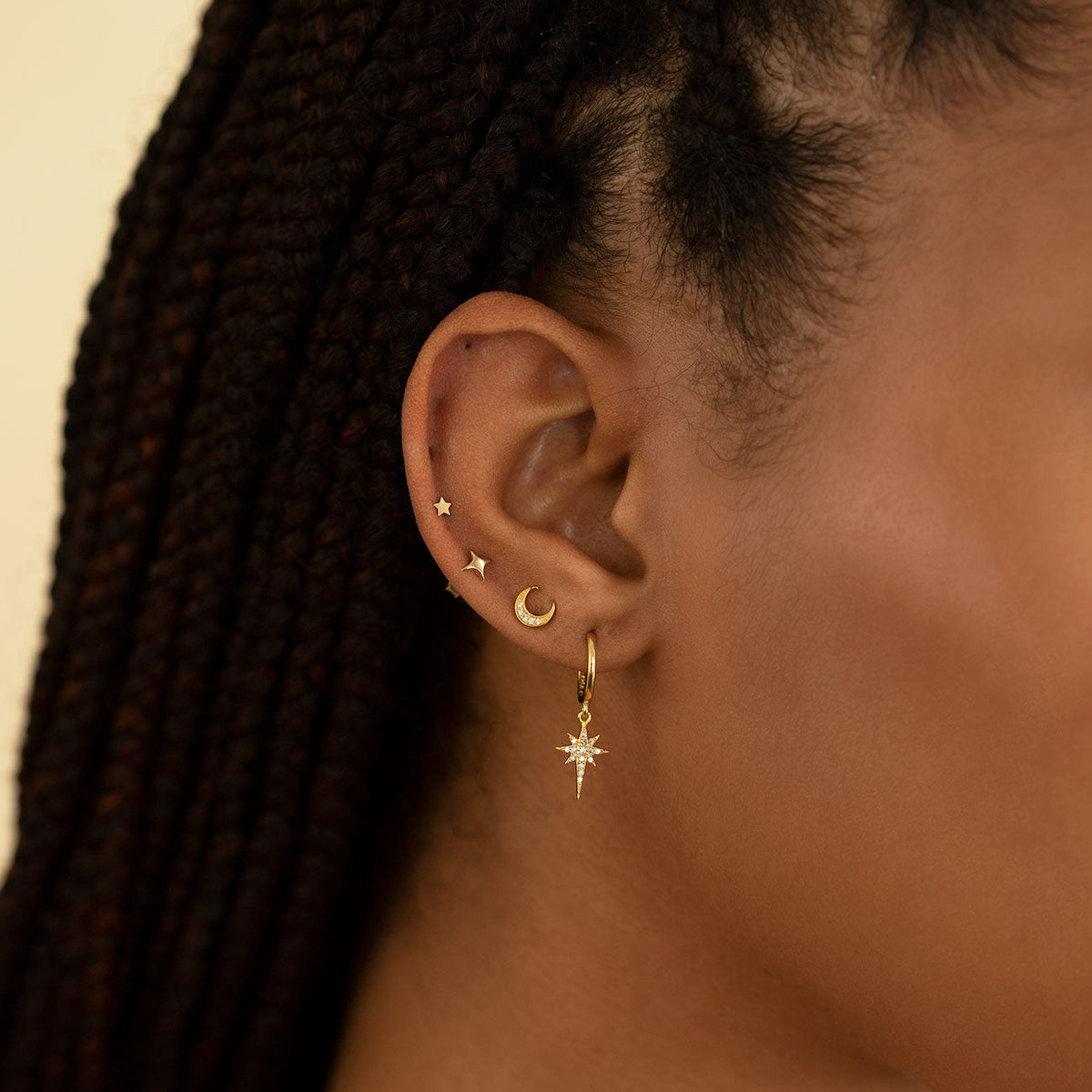 Kathryn - Earrings with Flare Star