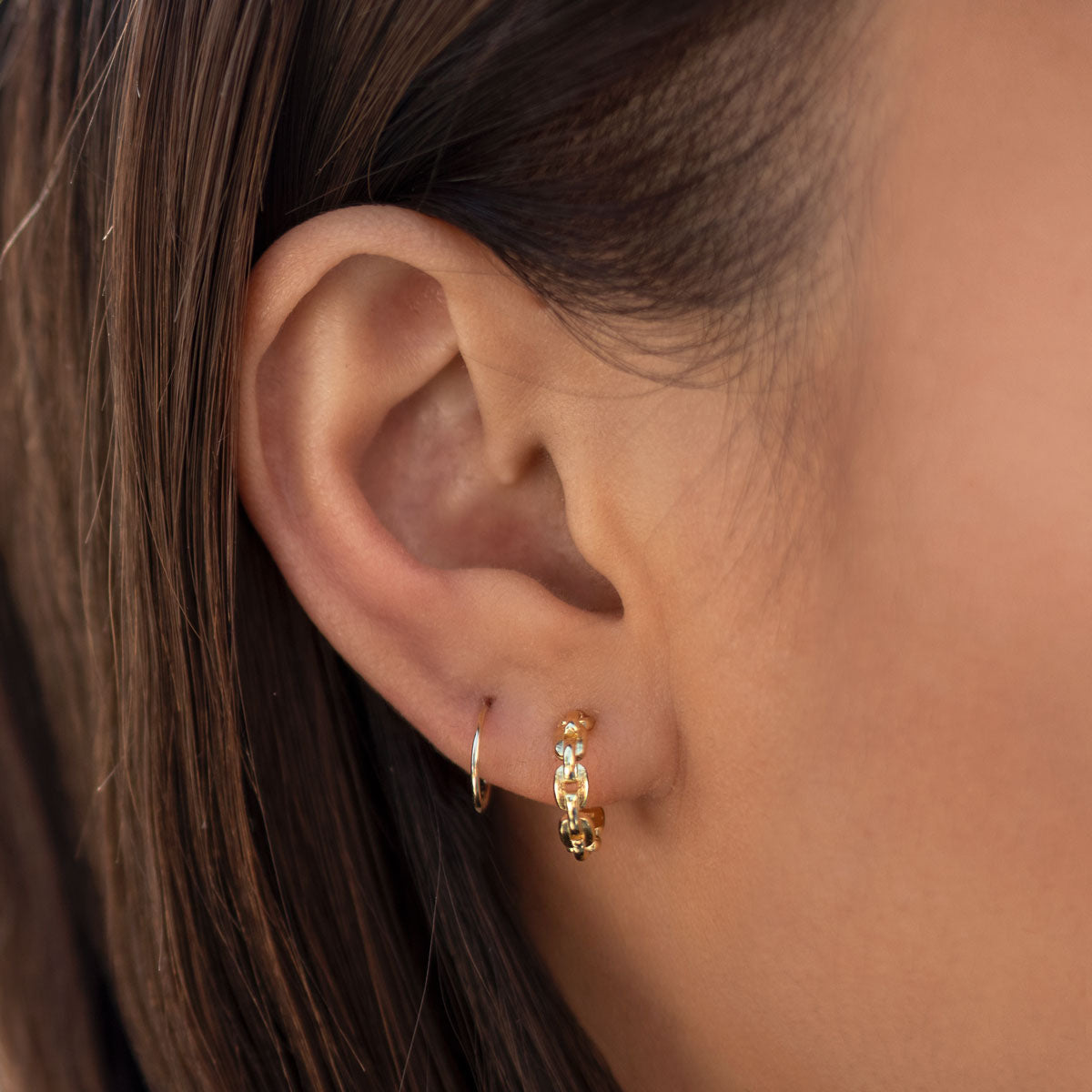 Thin Individual Hoop