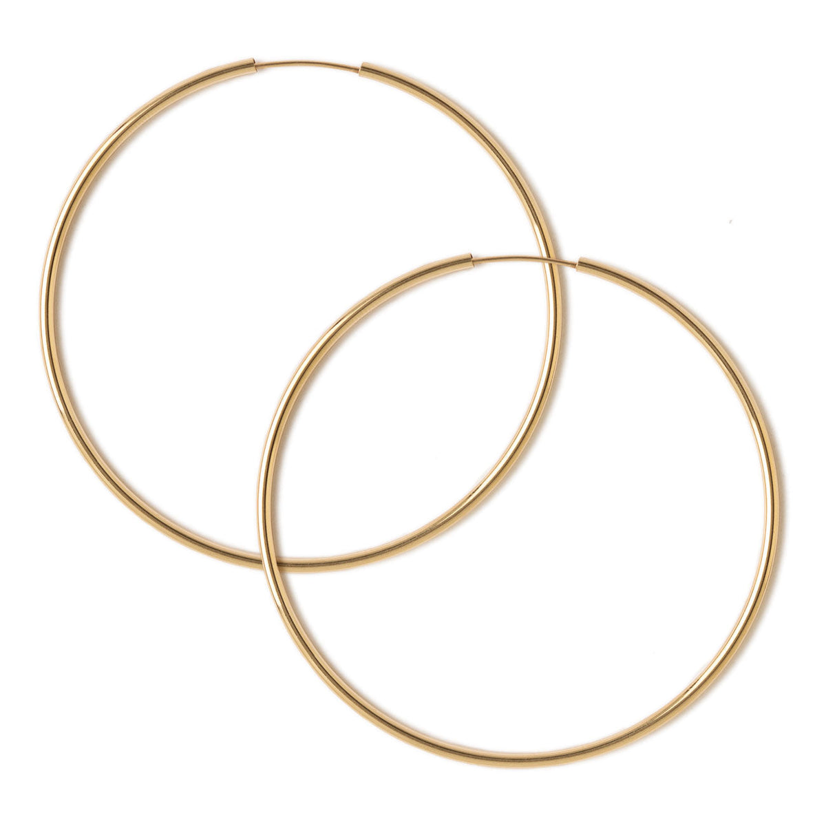 Scarlett - thin large hoops