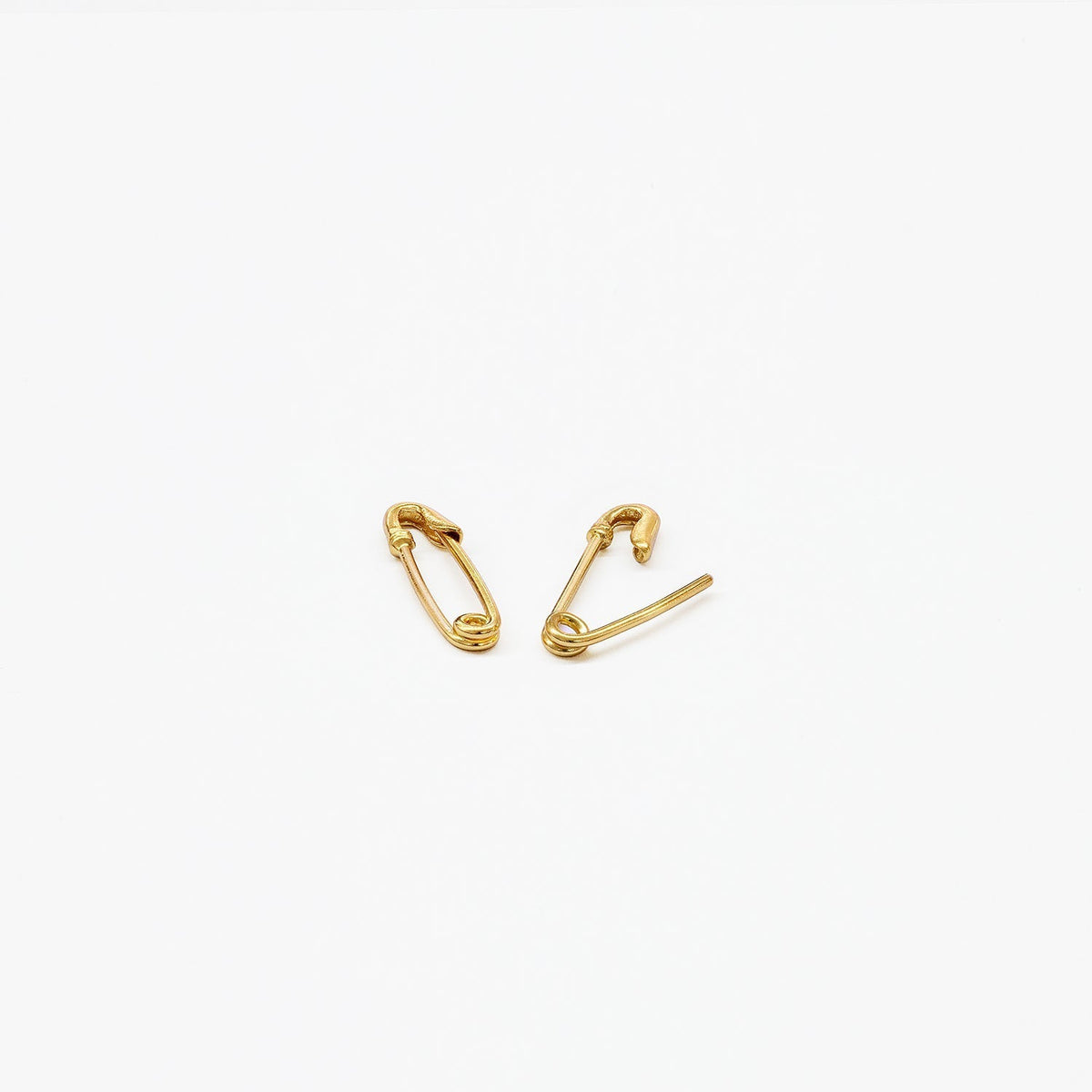 Eden - Small Safety Pin Earrings