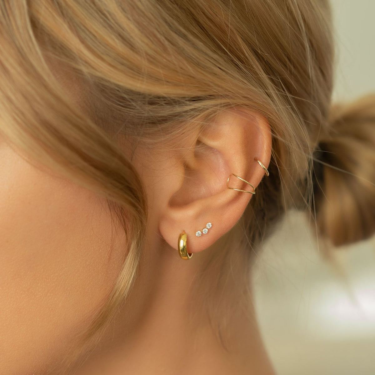 Thin Individual Hoop