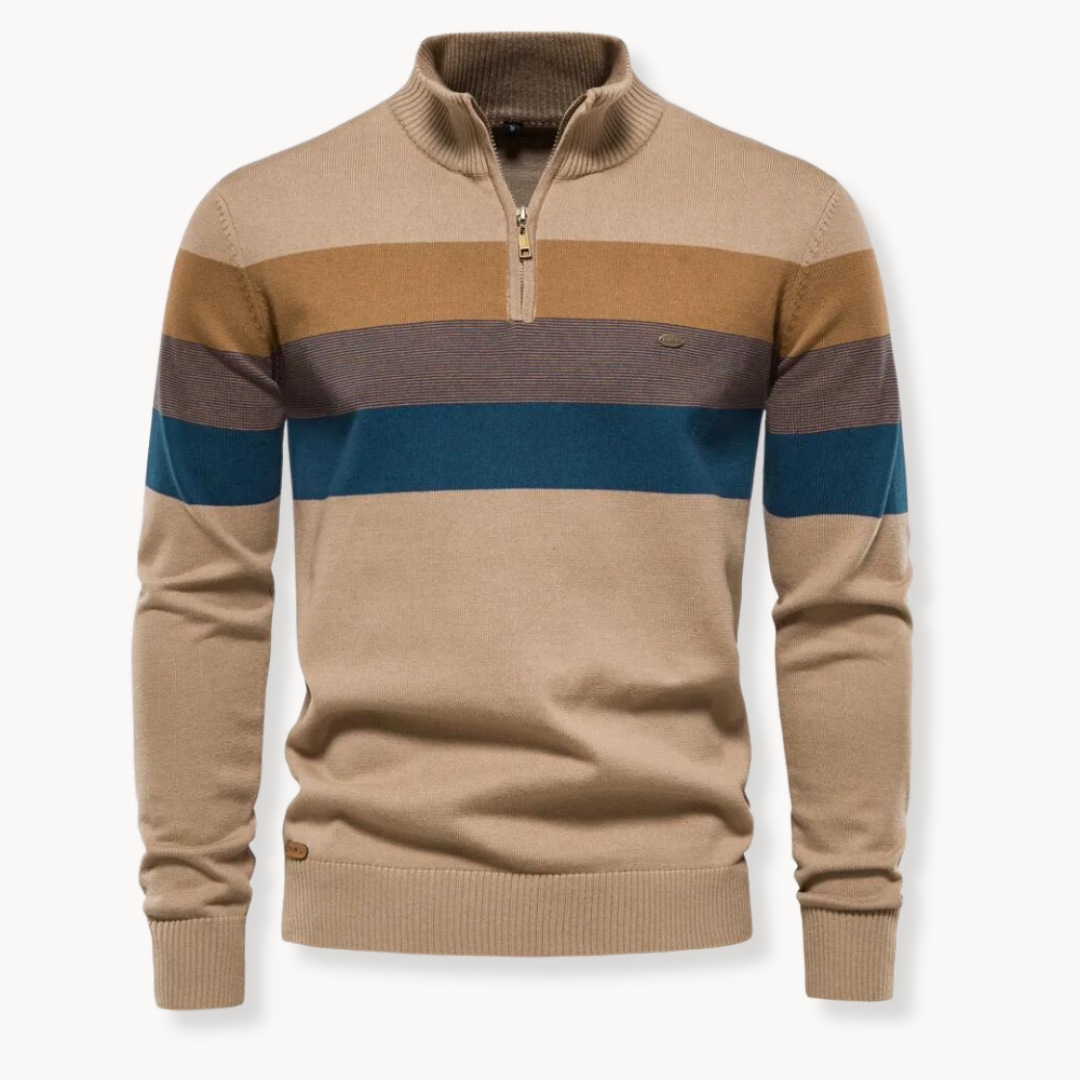 Aurullo - Warm half-zip sweater