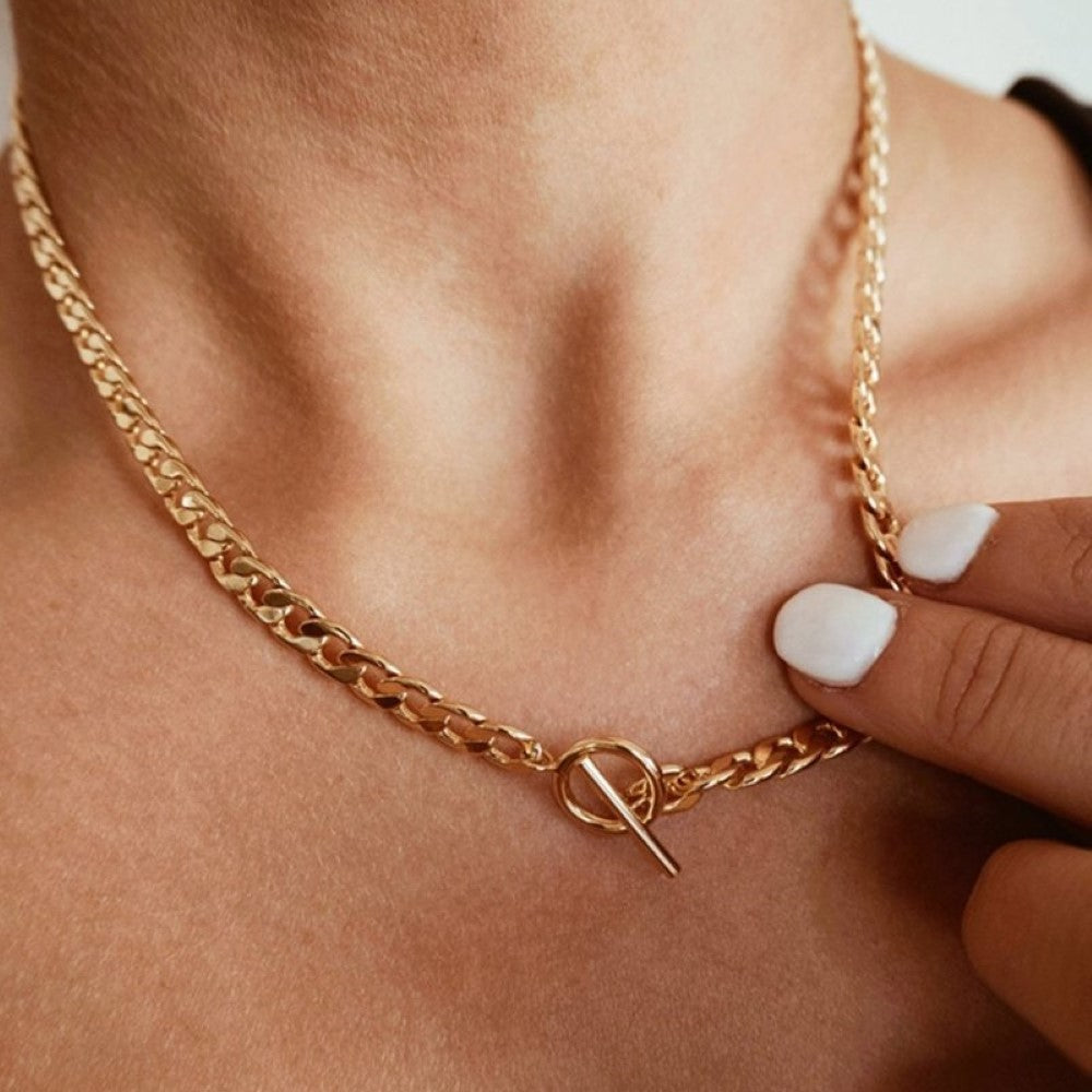 Double Chain - Cuban Chain and Pearls