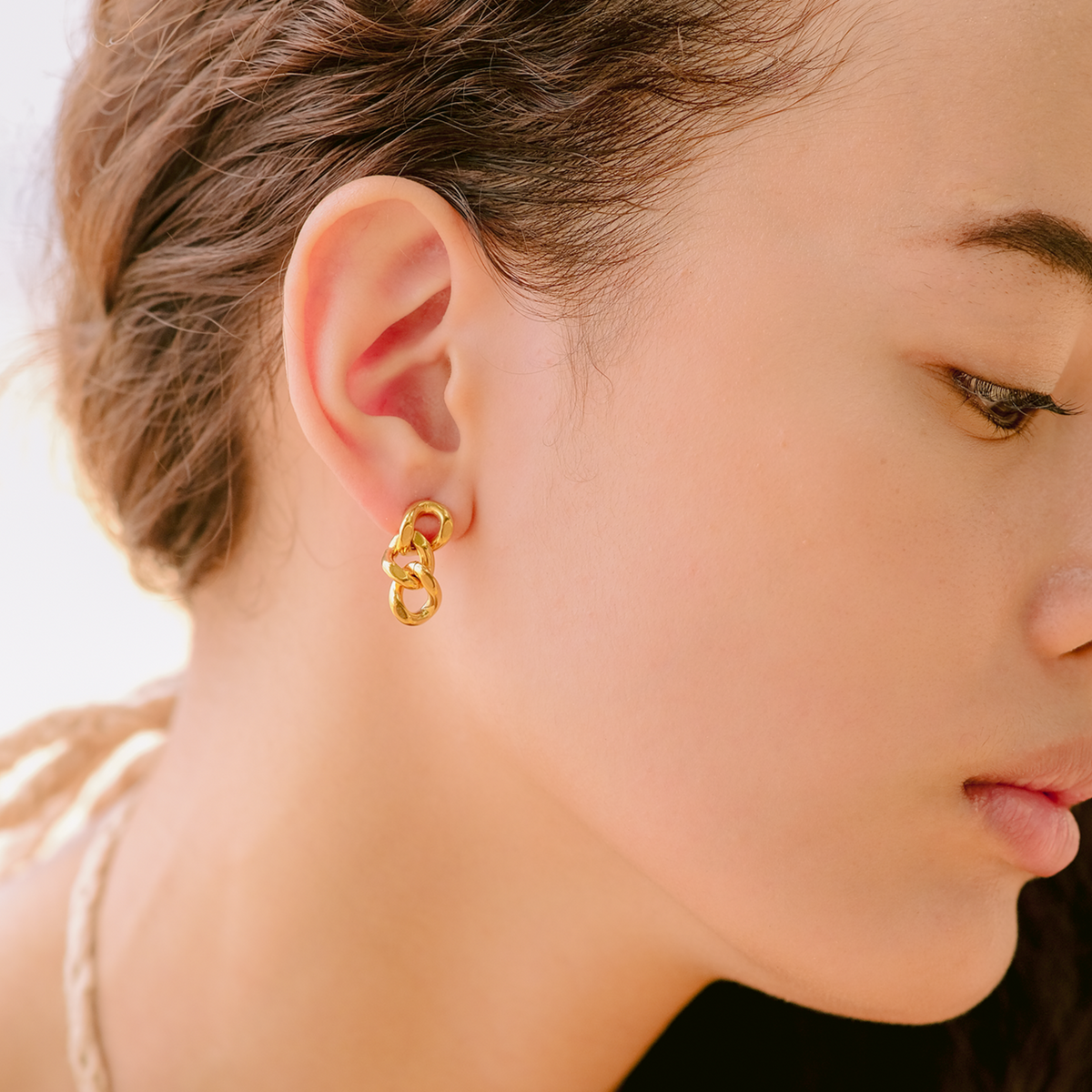 Lee - Gold Chain Earring