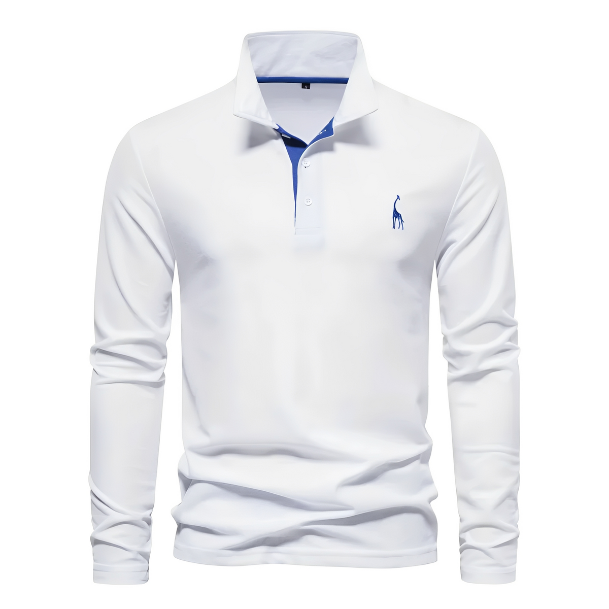 Antoine - Long-Sleeved Casual Polo Shirt for Men