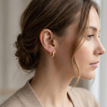Small Huggie Hoop Earrings