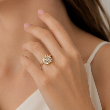 Solaya – Sunflower Stress Relief Ring