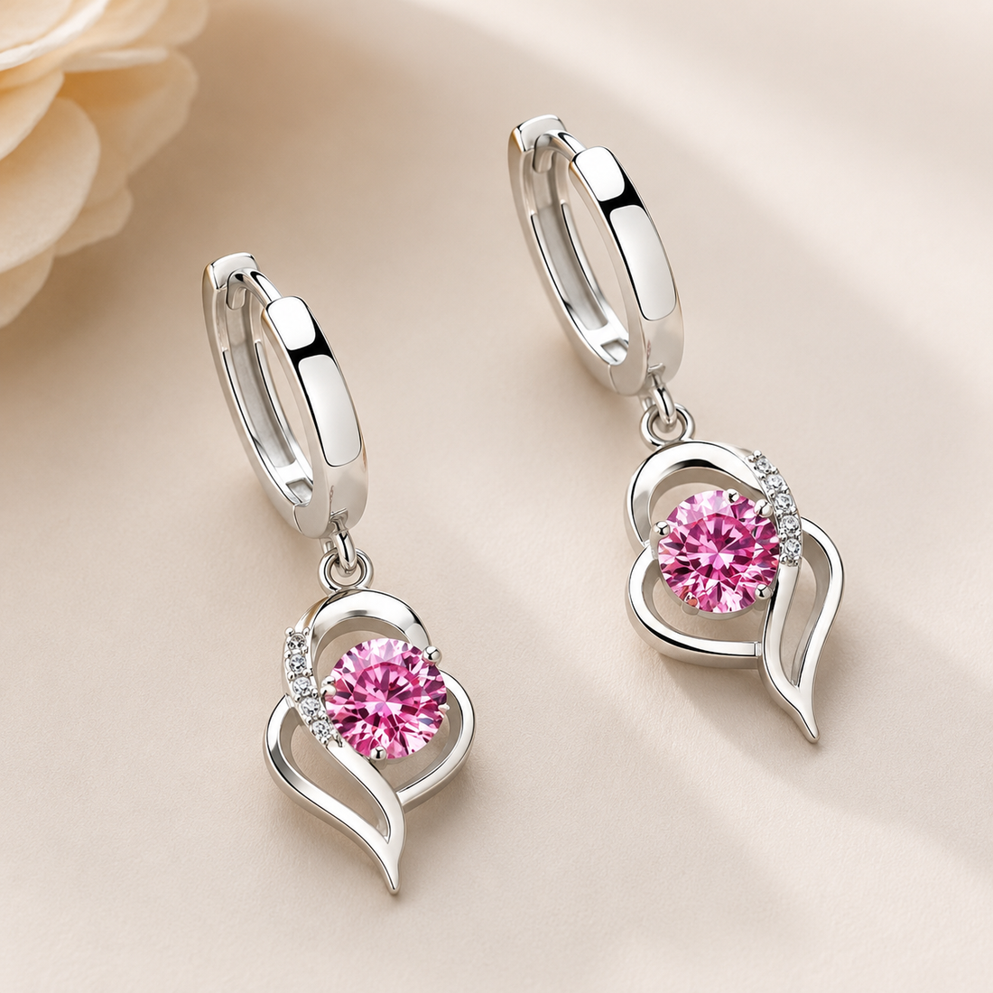 Noelle – Elegant Flower Earrings