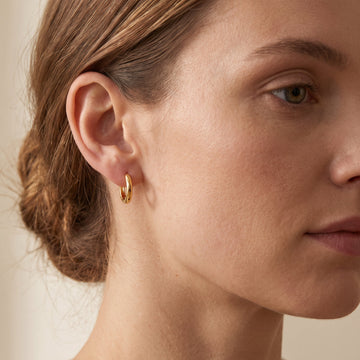 Queenie - Huggie Earrings