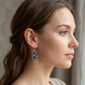 Jayela – Blue vintage earrings