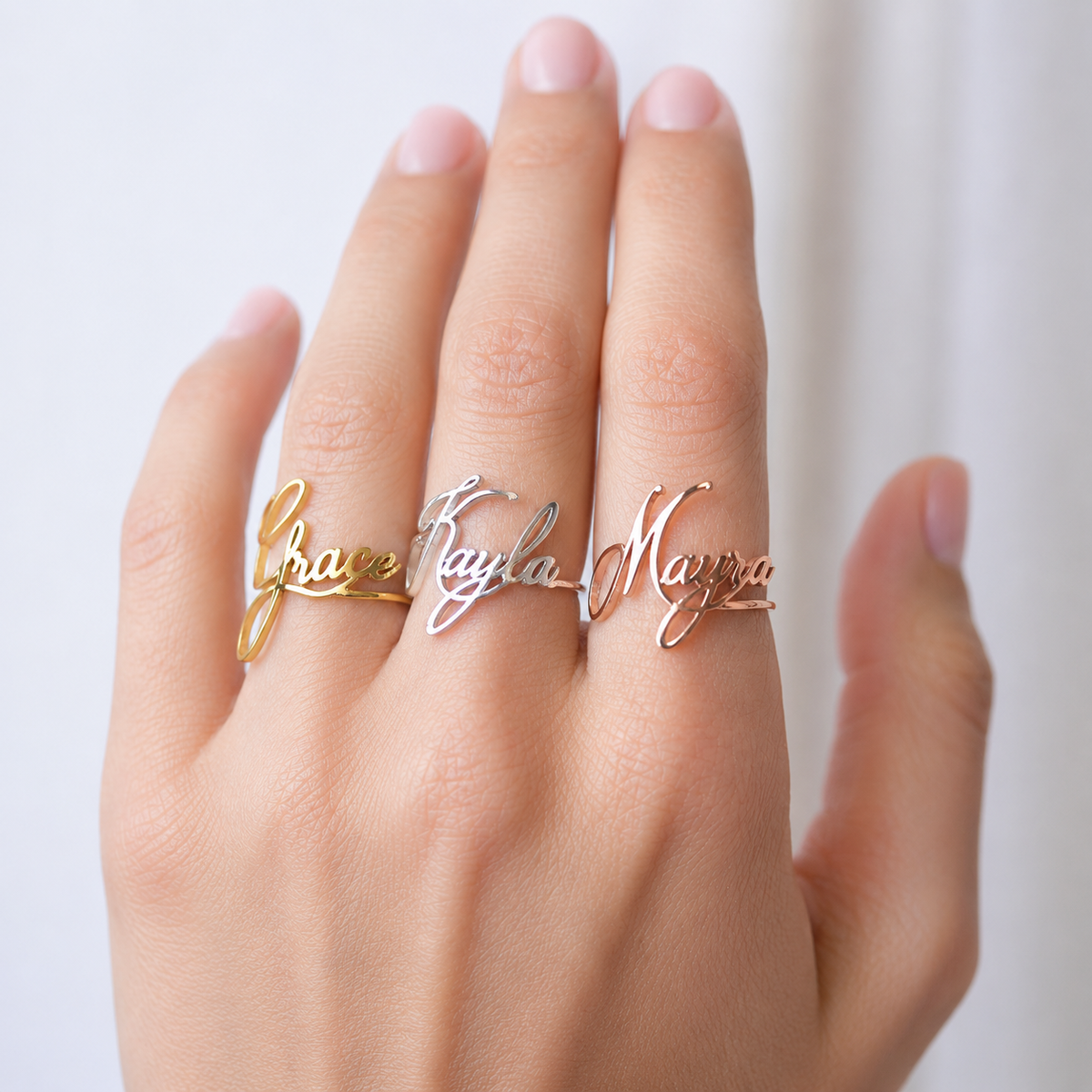 Custom Name Ring - Personalized Ring