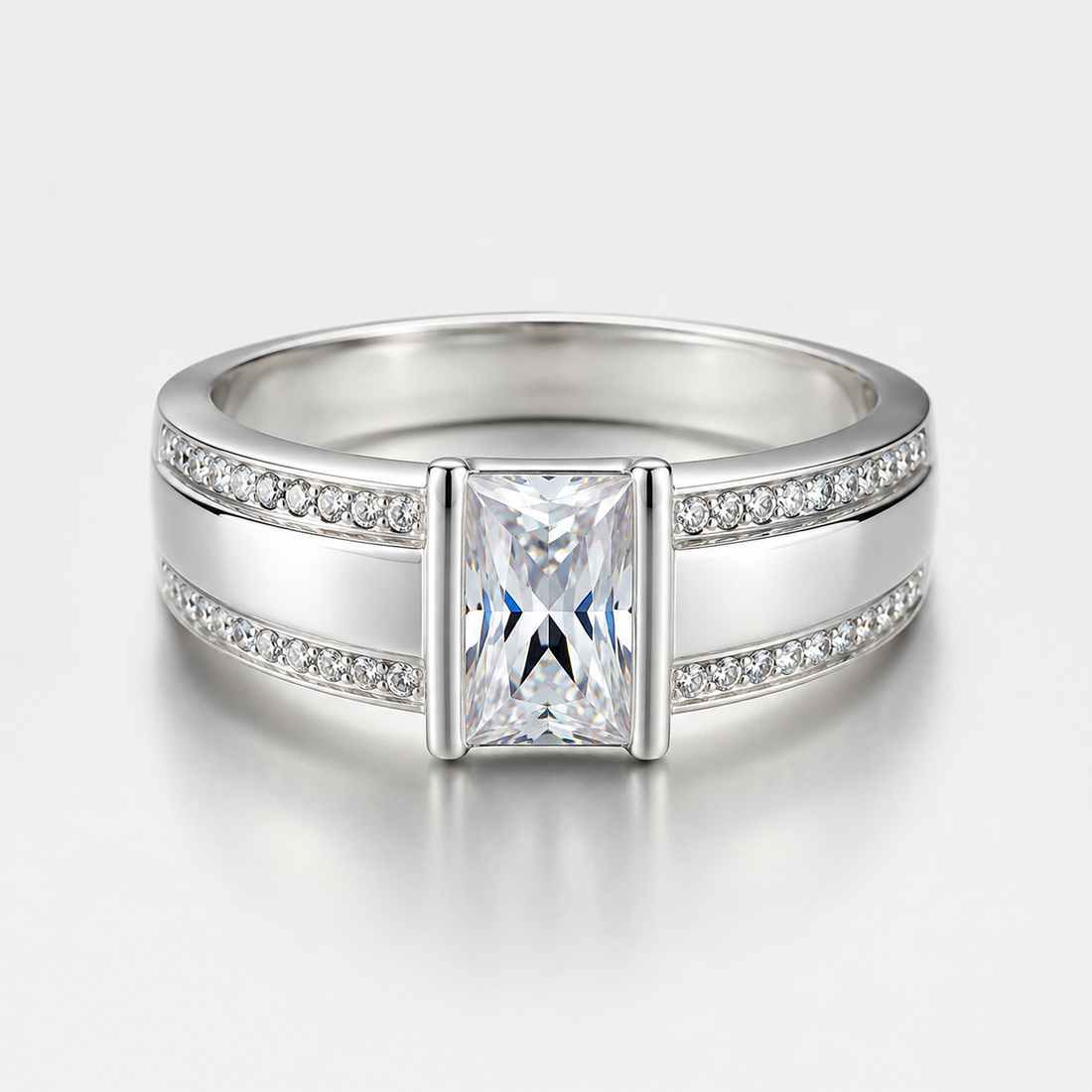 Vivienne – Vintage ring with set crystal