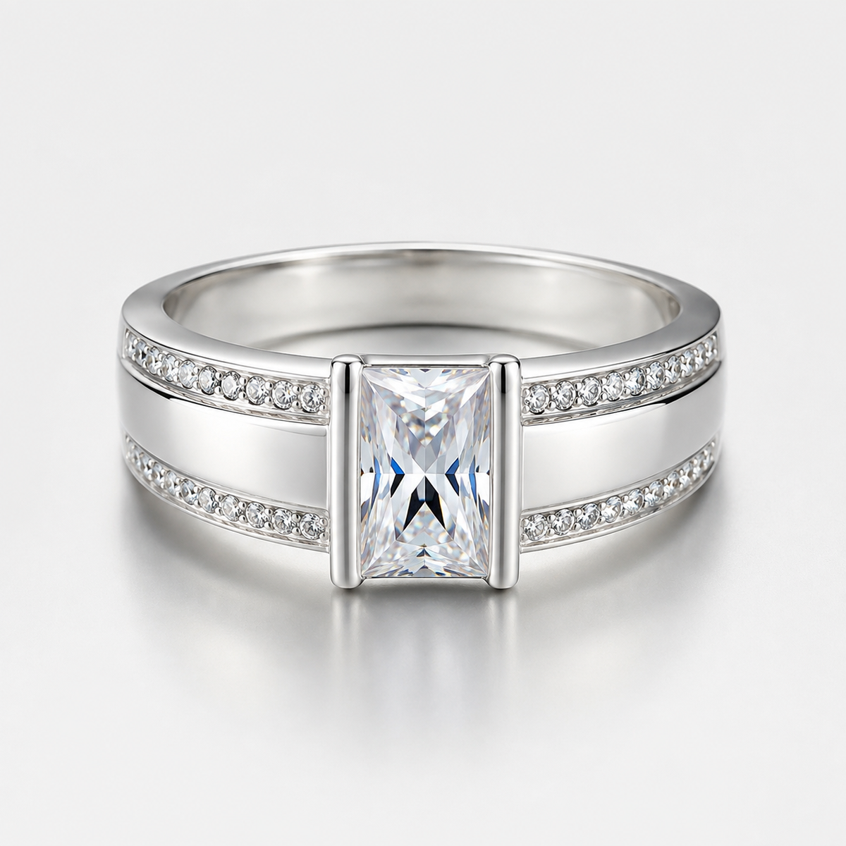 Vivienne – Vintage ring with set crystal