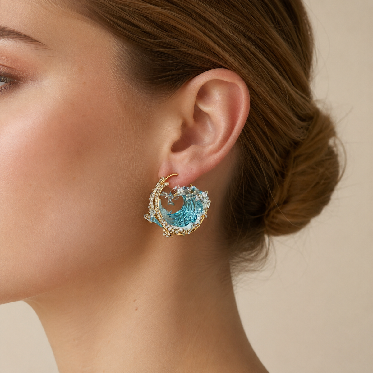Monica – Timeless earrings inspired by the ocean