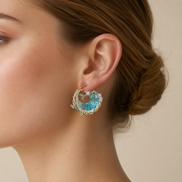 Monica – Timeless earrings inspired by the ocean