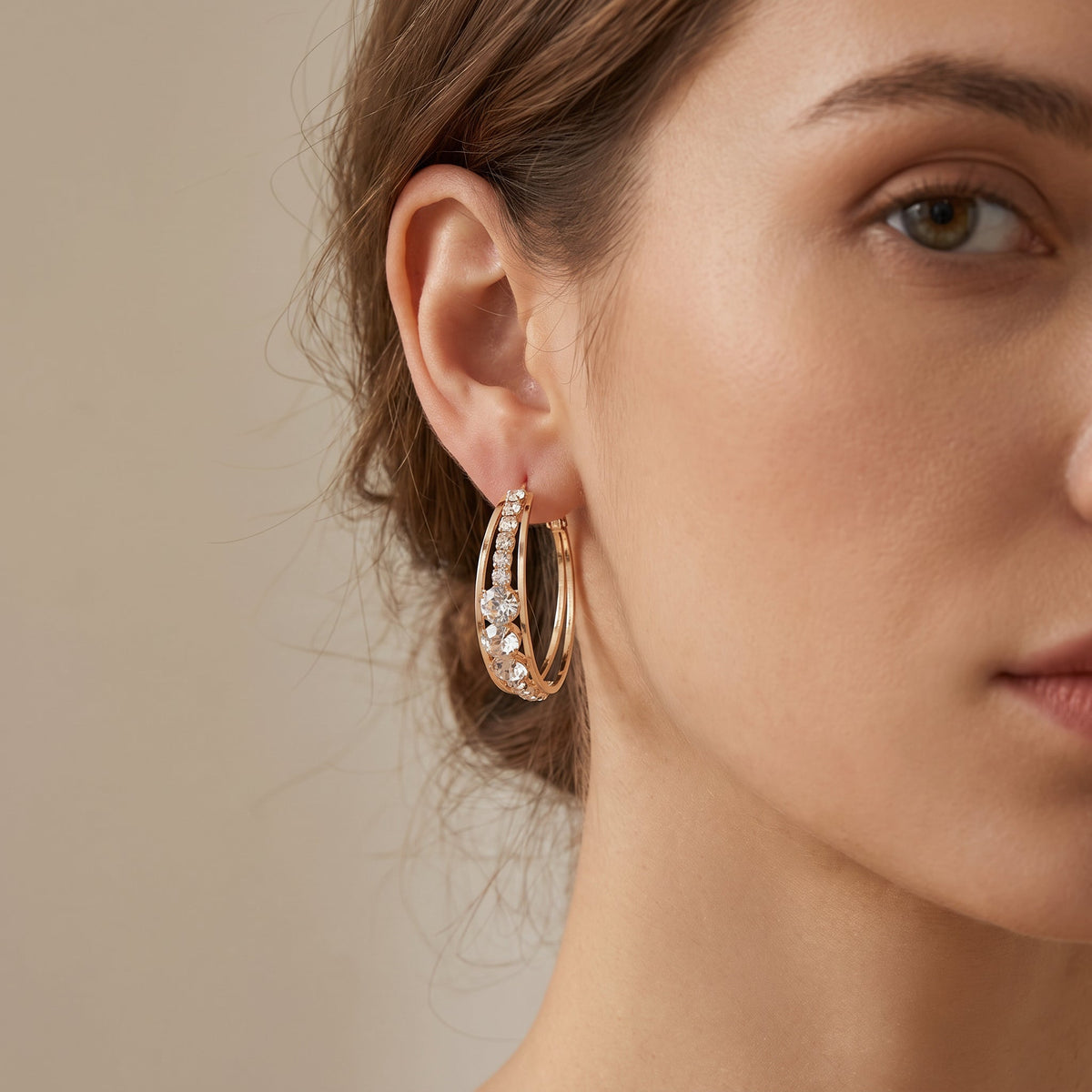 Alina – Elegant hoops with shine