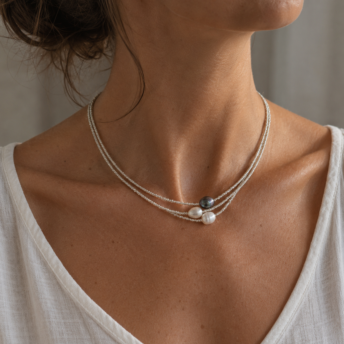 Eternal Grace – Collar de Perlas Naturales