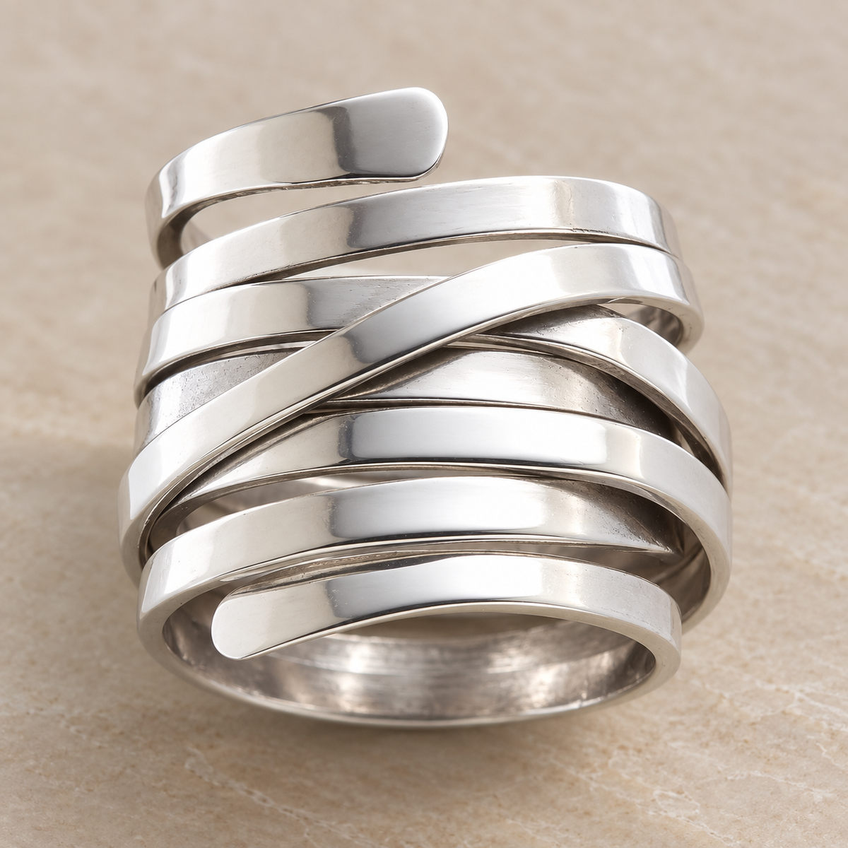 Bliss – Vintage Thick Silver Ring