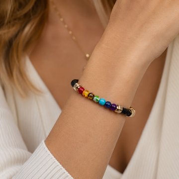 Zenaro – Leather Bracelet Balance 7 Chakras