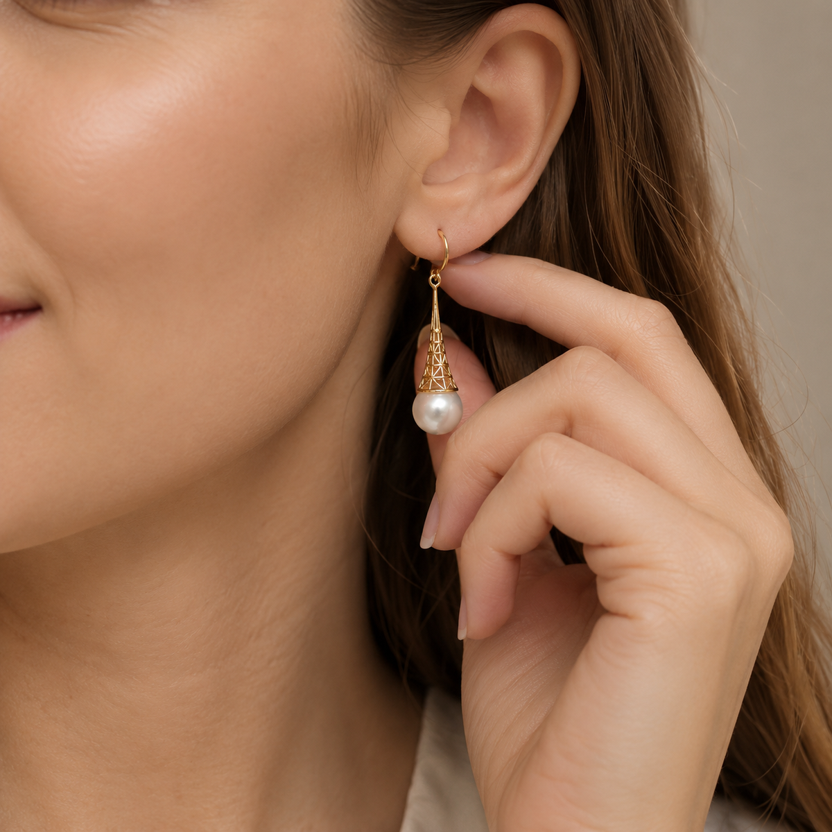 Feliza – Vintage earrings with hanging details