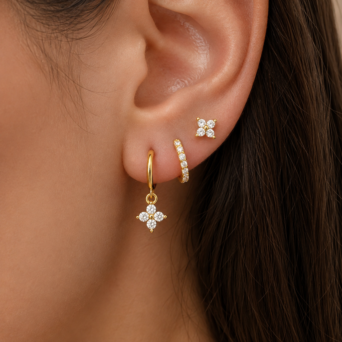Selena – Earring set with clip