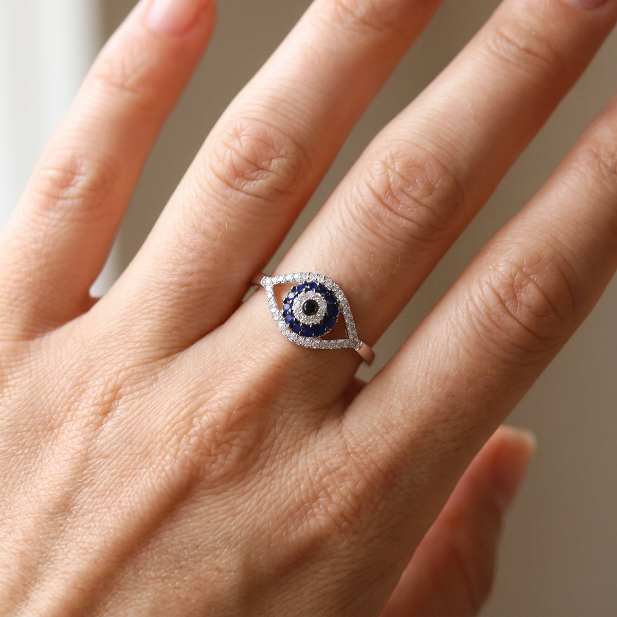 Eleni – Ring of Protection Blue Eye Matiasma