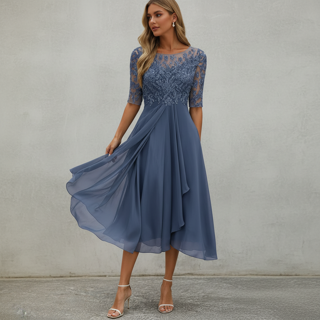 Yara - Elegant flowing midi dress