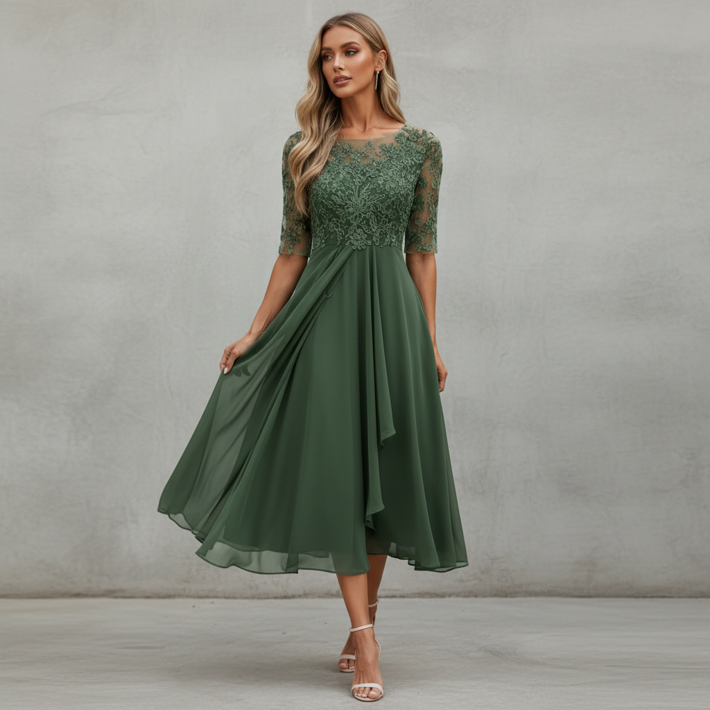 Yara - Elegant flowing midi dress