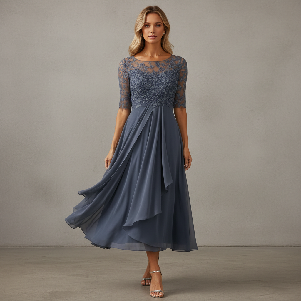 Yara - Elegant flowing midi dress