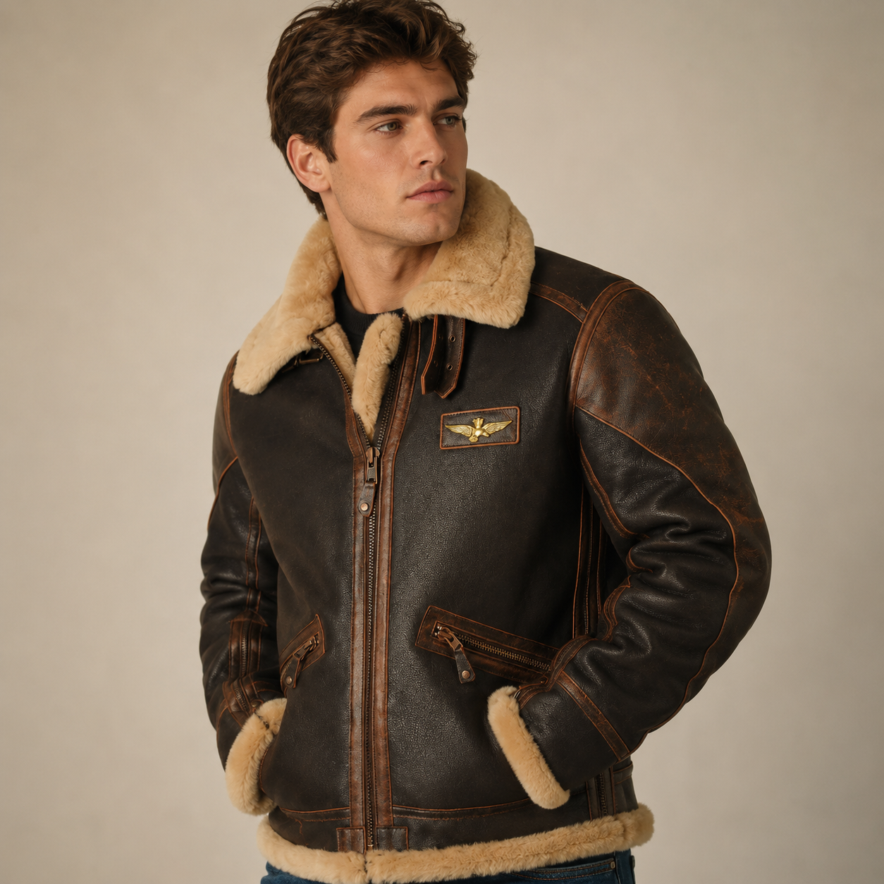 William - Traditional thick and warm men's jacket