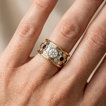Sierra – Vintage ring with shiny detail