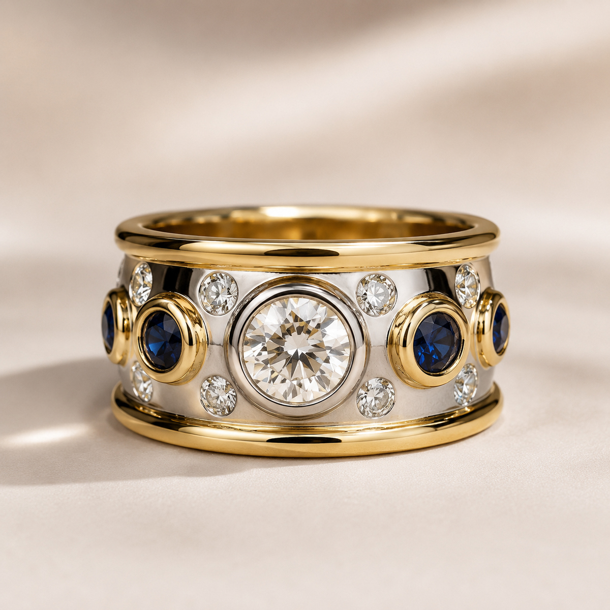Sierra – Vintage ring with shiny detail