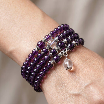 Mia – Amethyst Spiritual Bracelet and Necklace