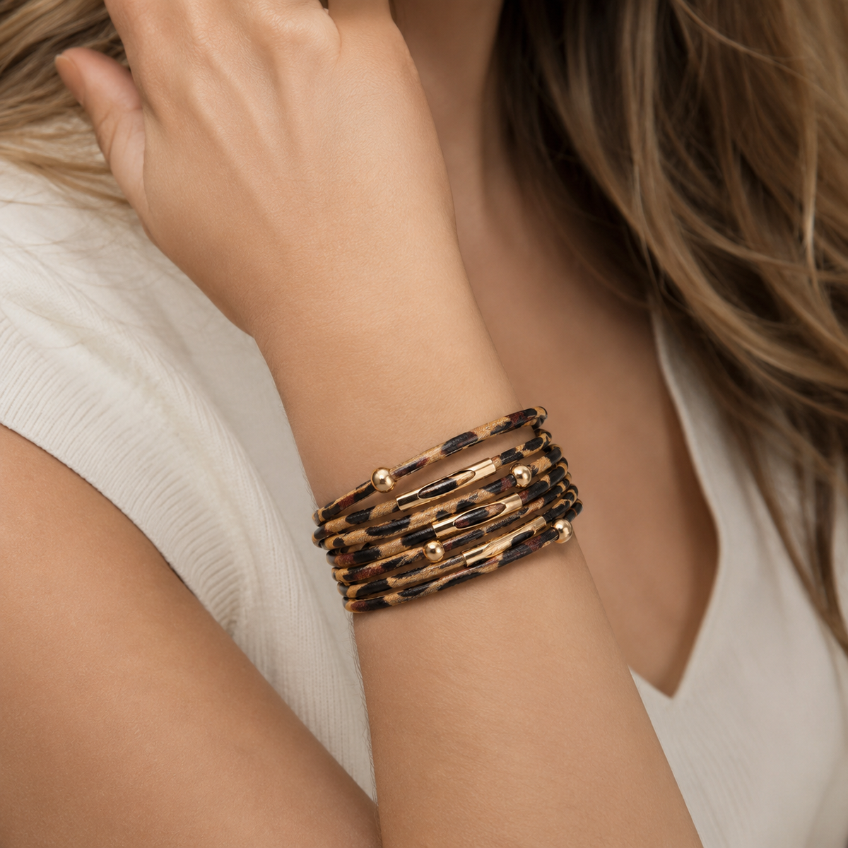 Margaux – Refined leopard bracelet