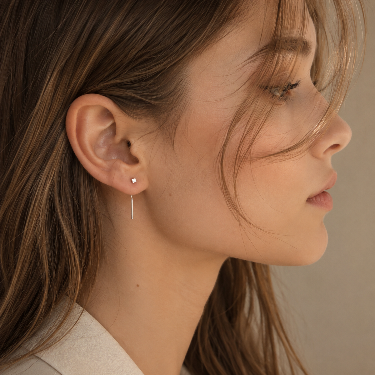 Kaelen – Cube Earrings and Elegant Tassels