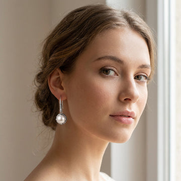 Rosalie – Silver and Pearl Earrings