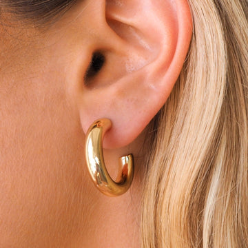 Mayra - Chunky Gold Hoops