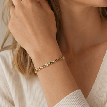 Nozomi – Colorful Crystal Bracelet