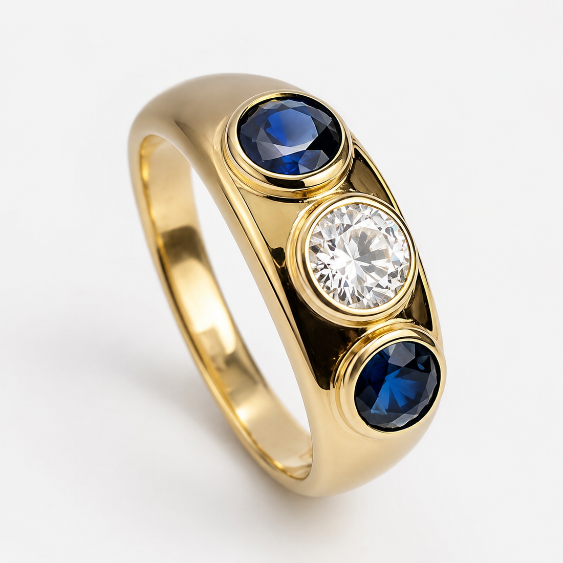 Oceane – Vintage blue ring