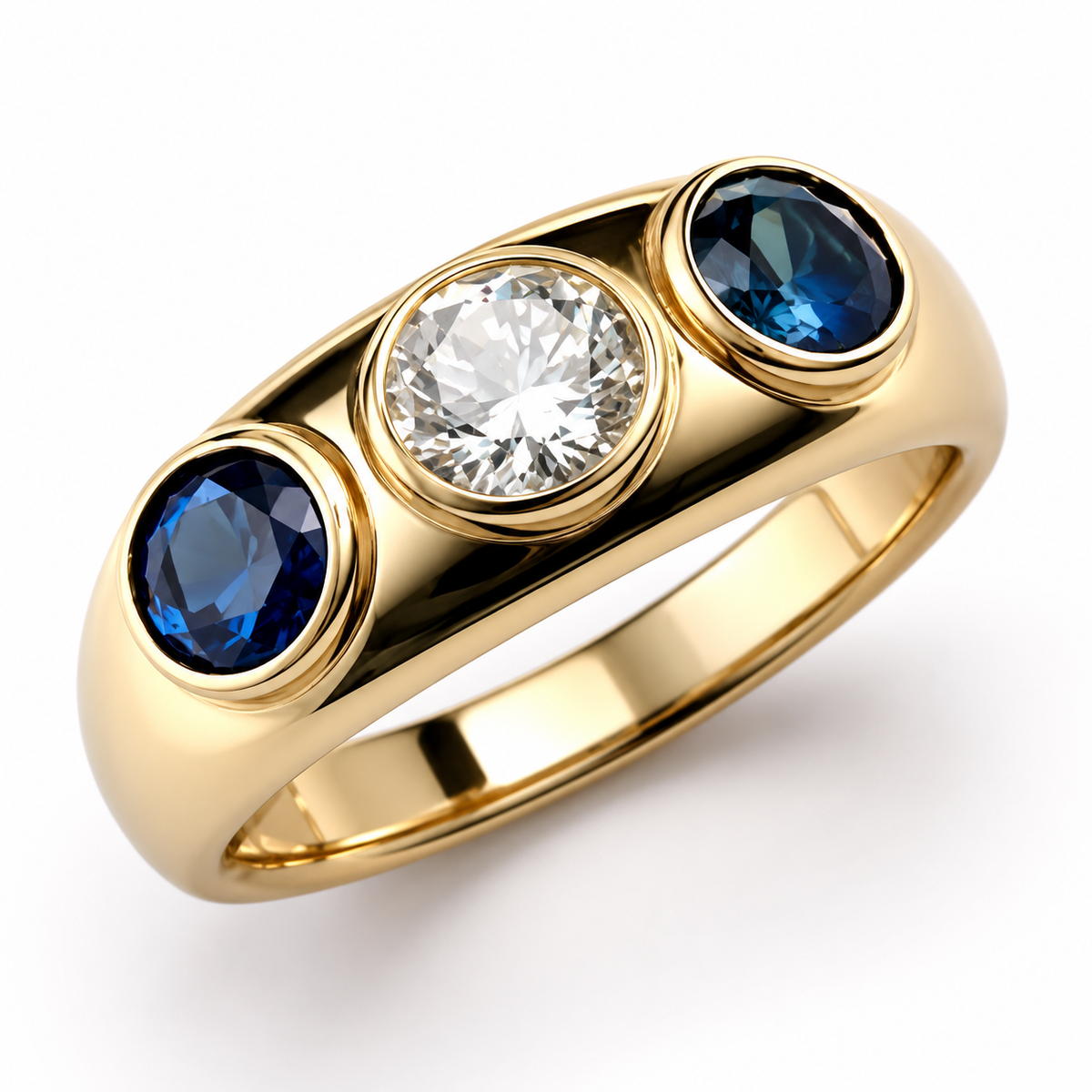 Oceane – Vintage blue ring