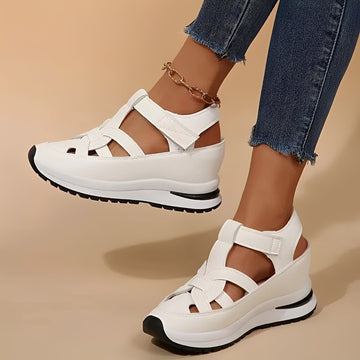 Zuzanna - Relaxed Wedge Platform Sandals