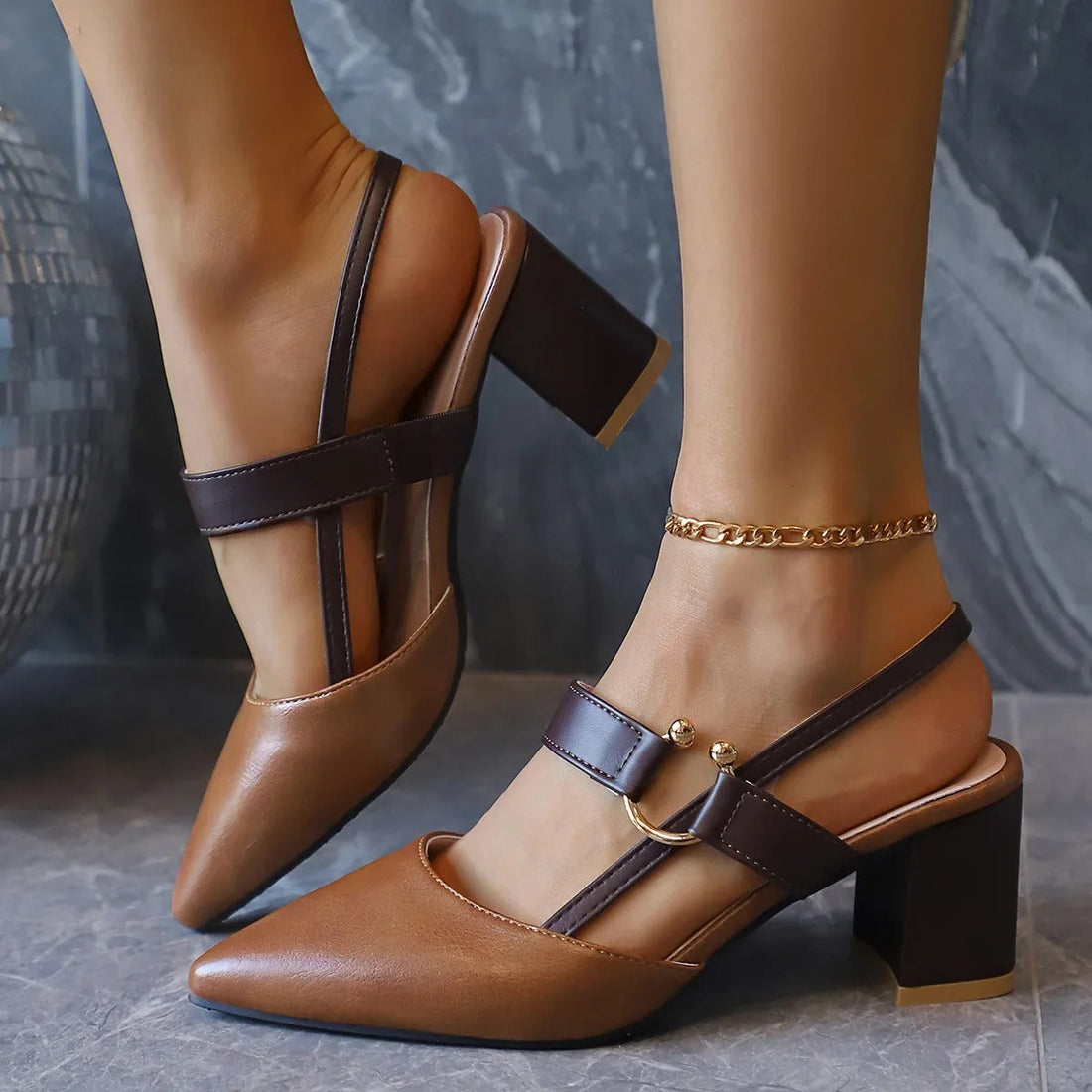 Caelan - Slingback Think Heels