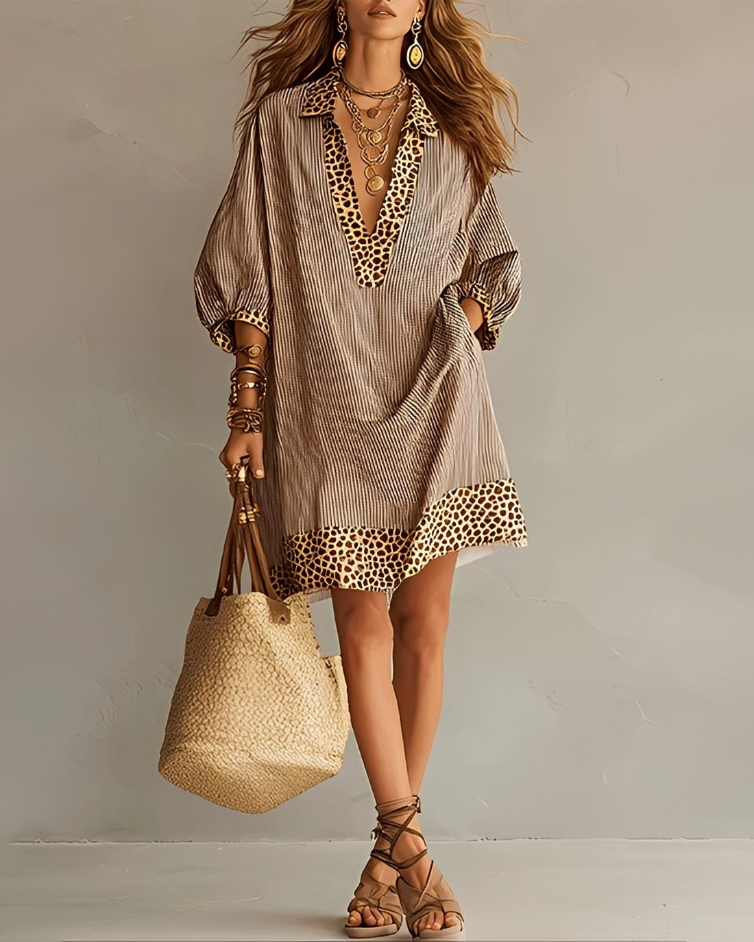 Abbie - Stylish Loose Panel Dress
