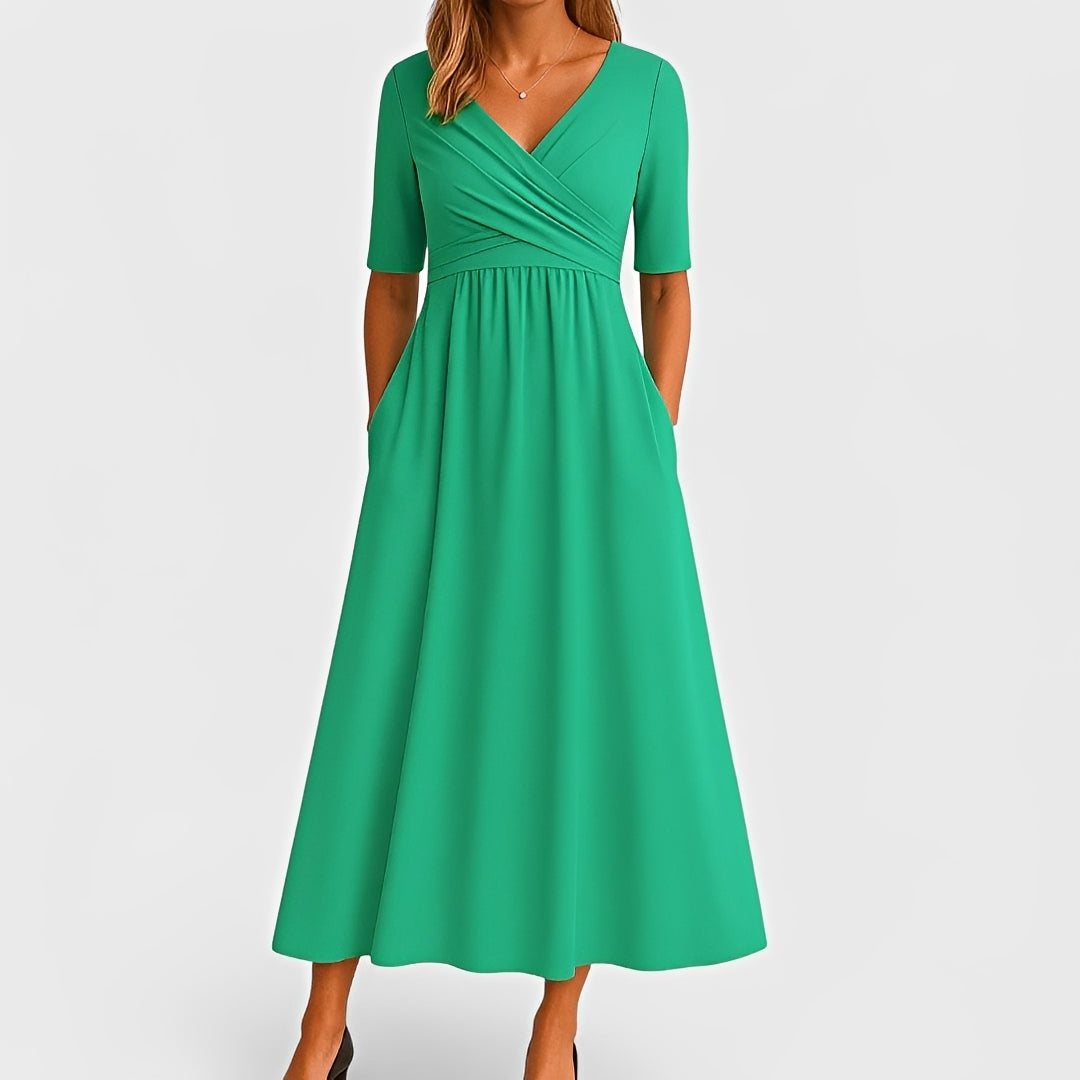 Piper - Short Sleeve Midi Dress