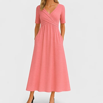 Piper - Short Sleeve Midi Dress