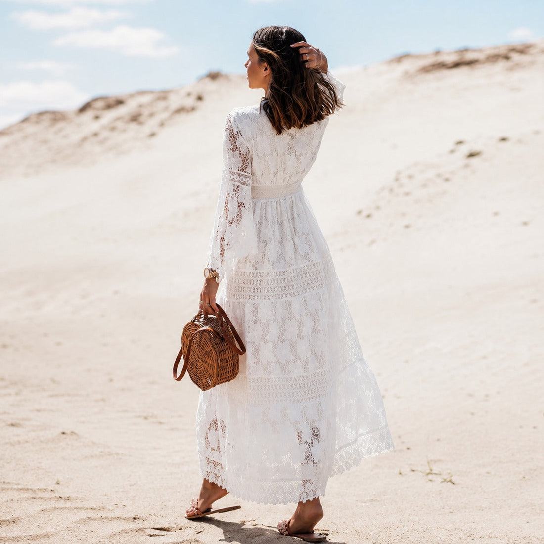 Betty - Fashionable Flowy Boho Maxi Dress