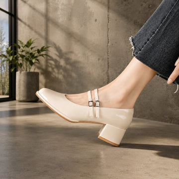 Curtis - Elegant Pumps Sandals with Block Heels